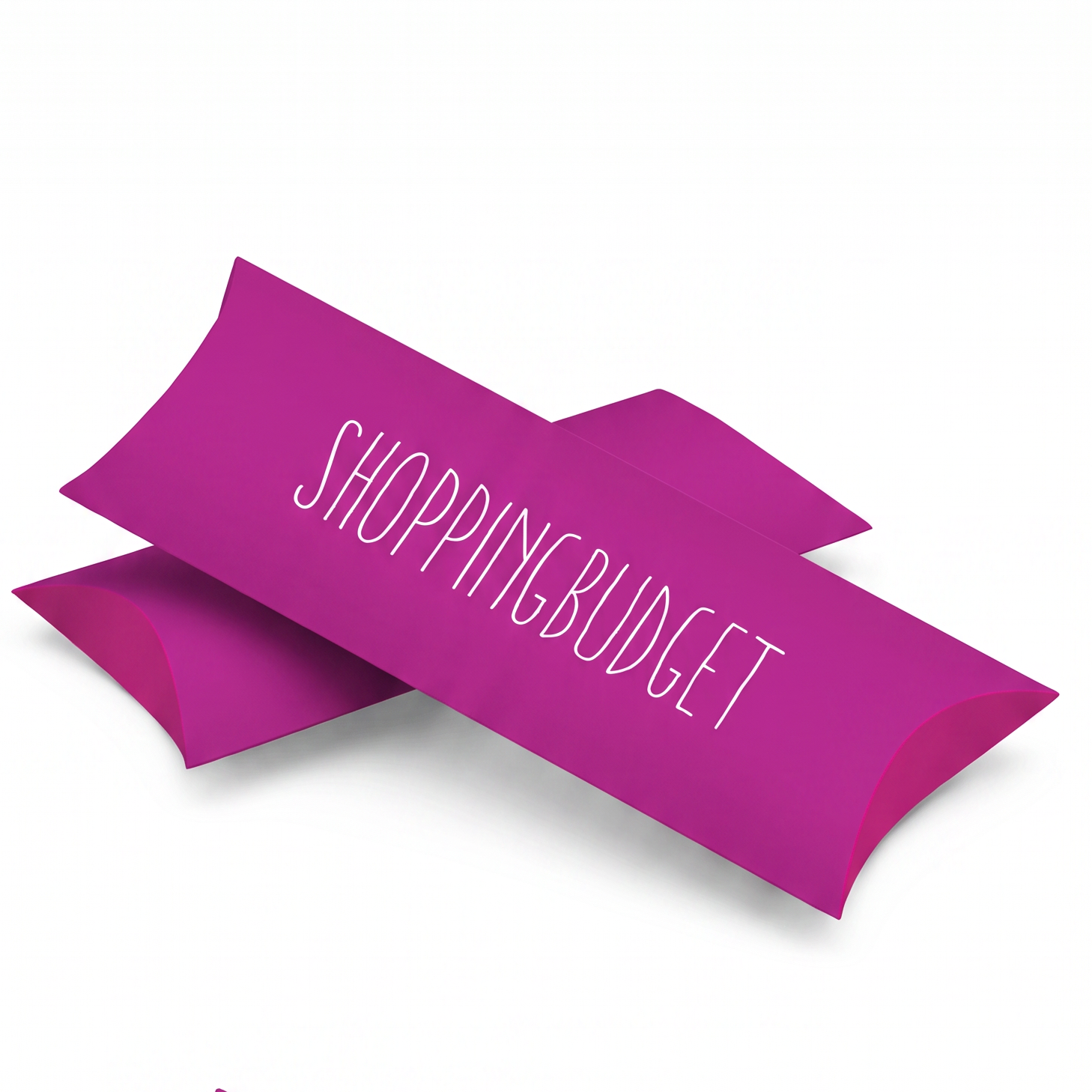 Geldgeschenk Verpackung – Shoppingbudget | Lustiges Geldgeschenk in Lila